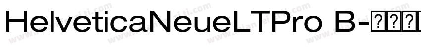 HelveticaNeueLTPro B字体转换